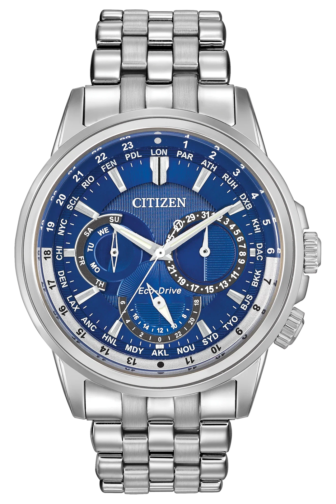 Citizen Calendrier BU2021-51L blue dial Eco-Drive watch