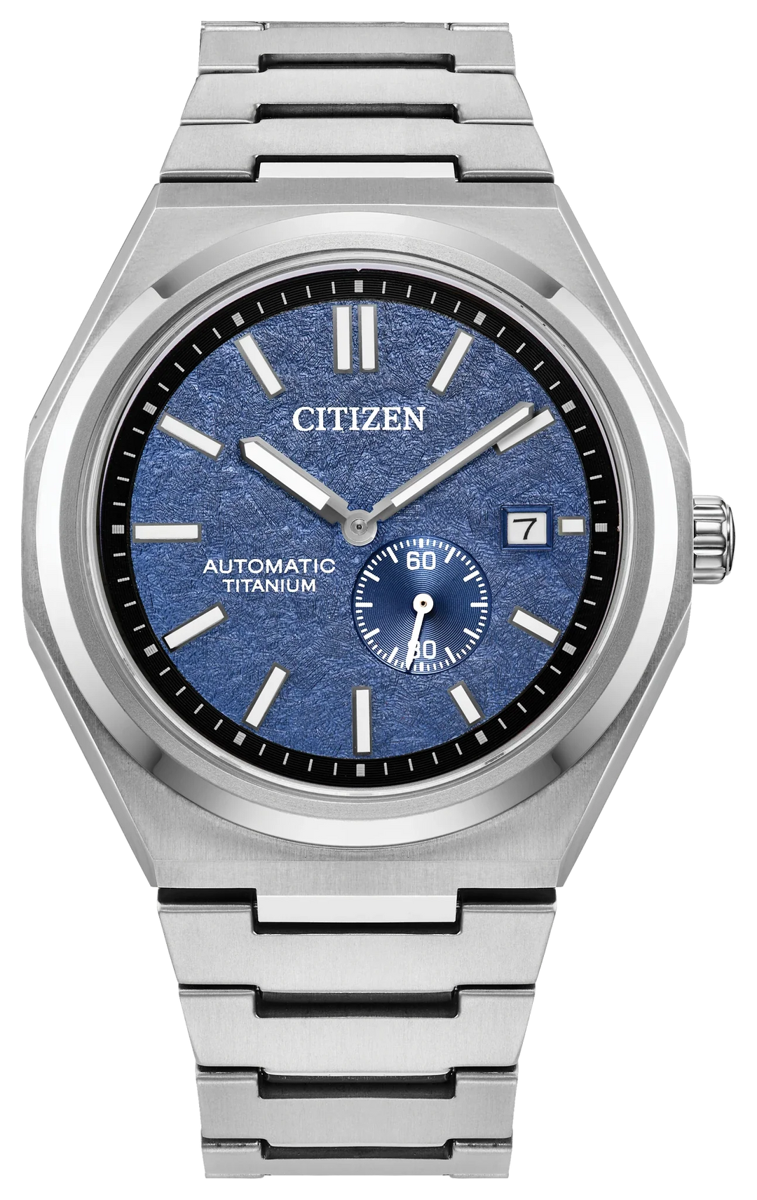 Citizen Zenshin Mechanical NJ0180-80L blue dial Super Titanium watch